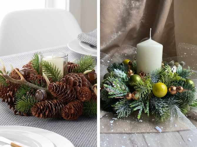 Новогодние поделки из еловых веток: лучшие идеи, мастер-классы 6