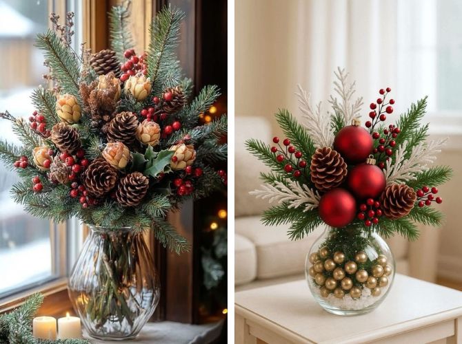 Новогодние поделки из еловых веток: лучшие идеи, мастер-классы 7