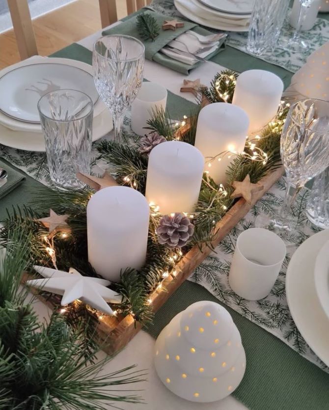 Декор новогоднего стола 2026: как создать атмосферу праздника на год Лошади 12