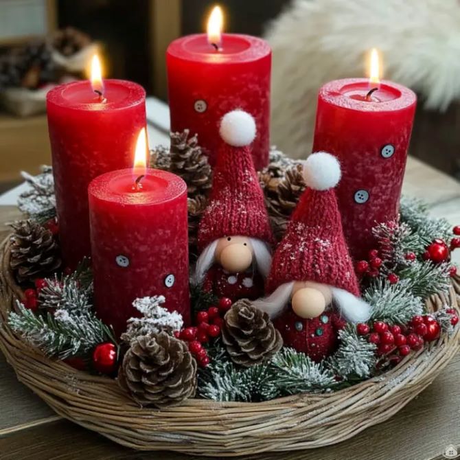 Декор новогоднего стола 2026: как создать атмосферу праздника на год Лошади 13