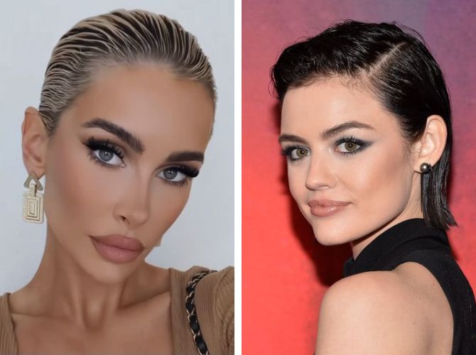 Стильные прически на короткие волосы: идеи праздничных укладок 2