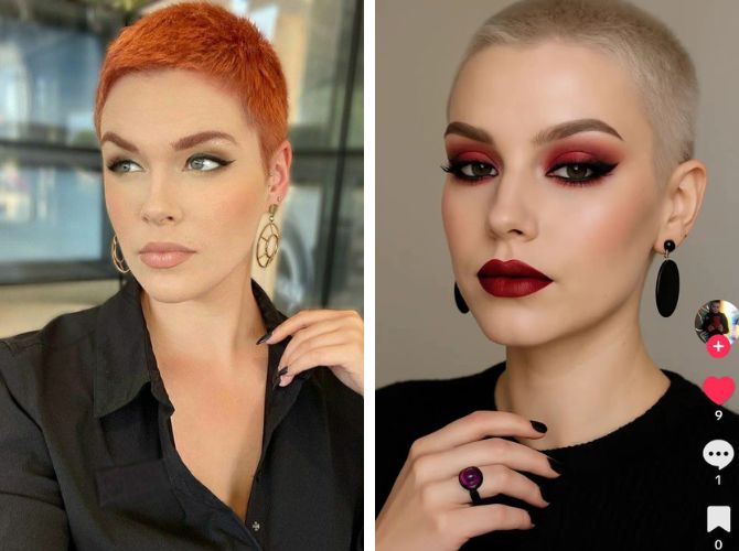 Стильные прически на короткие волосы: идеи праздничных укладок 5