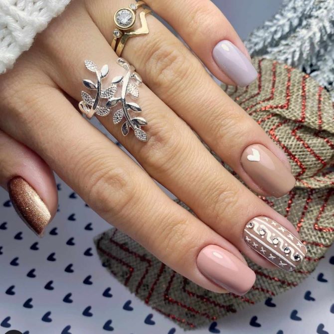 Sweater nails: идеи вязаного маникюра 2026 8