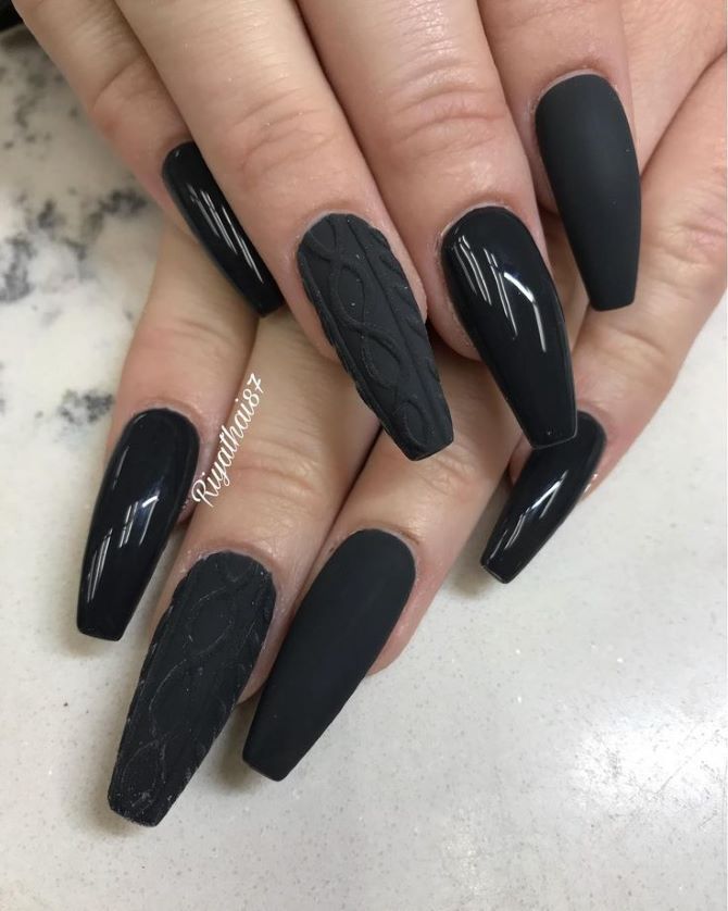 Sweater nails: идеи вязаного маникюра 2026 31