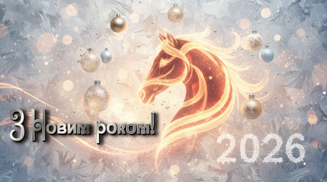 Символ 2026 року: новорічні картинки та листівки з конем 9