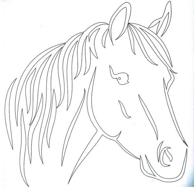 Вытынанки на год Лошади 2026: шаблоны для украшения окон 5