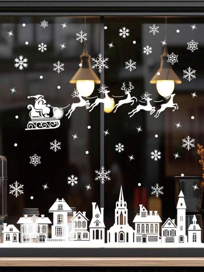 Вытынанки на год Лошади 2026: шаблоны для украшения окон 1