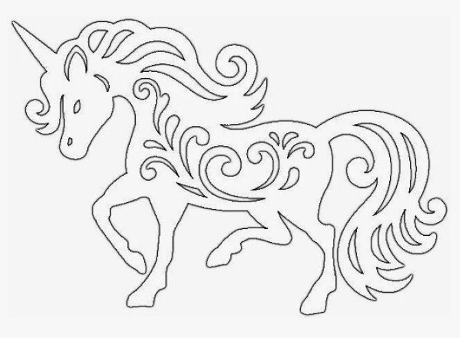 Вытынанки на год Лошади 2026: шаблоны для украшения окон 15