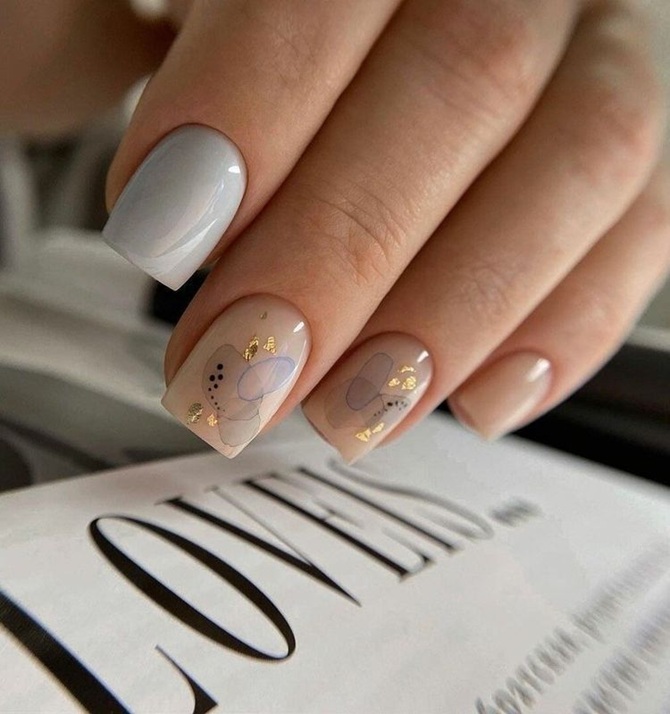 Акварельный маникюр: главный тренд 2026 года 11