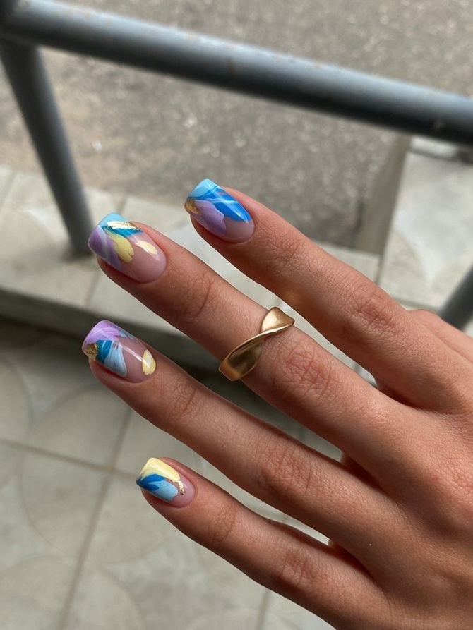 Акварельный маникюр: главный тренд 2026 года 1