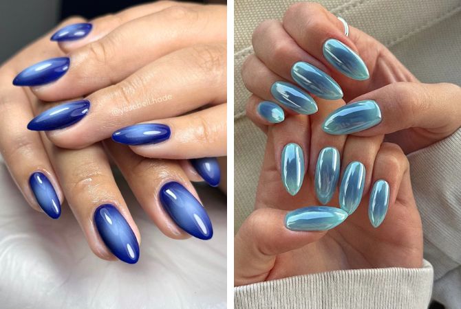 Aura nails 2026: градиентный маникюр с эффектом ауры 5
