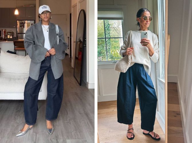 Брюки-бочонки – главный модный силуэт 2026 года 6