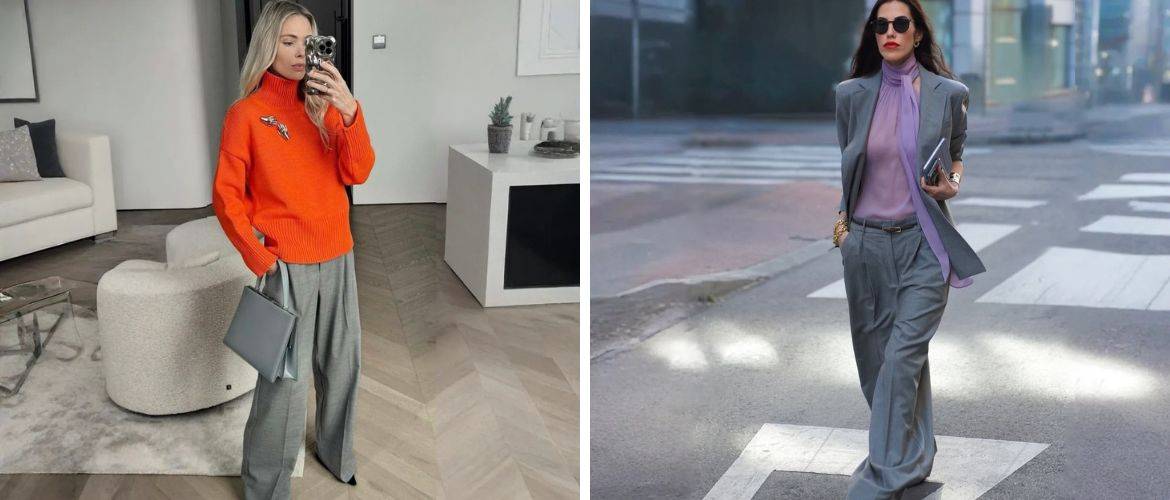 Farben, die perfekt zu grauen Hosen passen