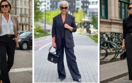 6 elegante schwarze Looks für Frauen über 50