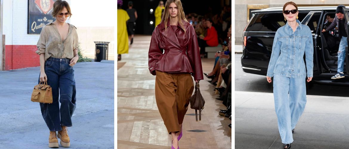 Брюки-бочонки – главный модный силуэт 2026 года