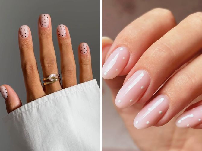 Маникюр Polka Dot 2026 – идеи маникюра в горошек 1