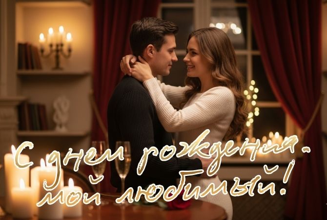 Трогательные поздравления с днем рождения любимому мужчине 7