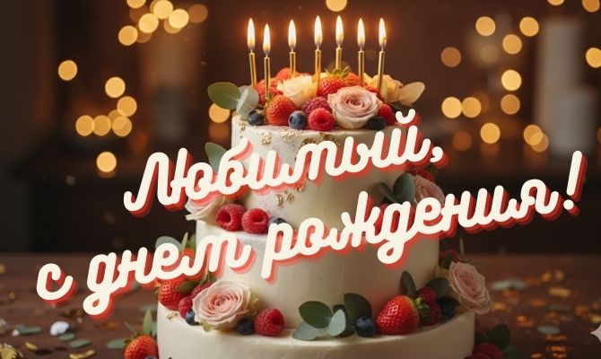 Трогательные поздравления с днем рождения любимому мужчине 6