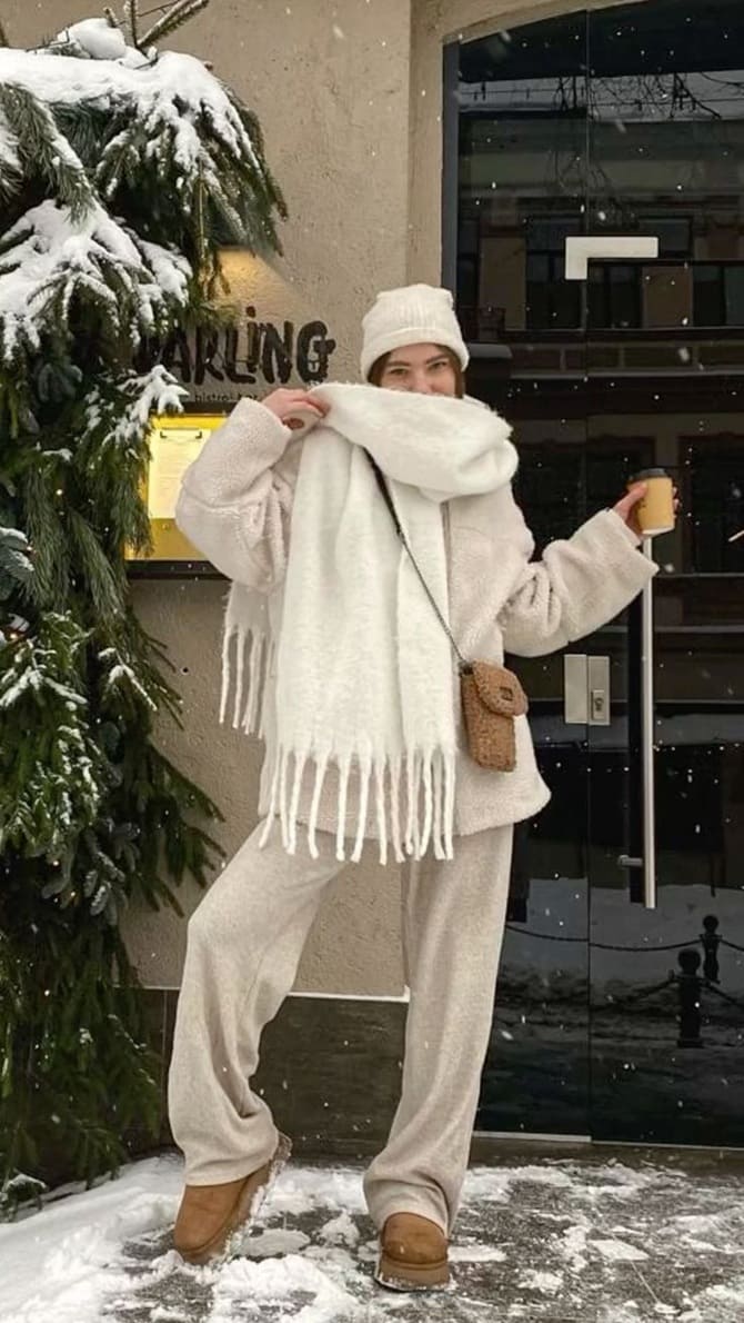 Как носить длинный шарф в 2026 году: 5 стильных образов 2