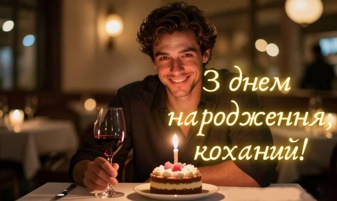 Зворушливі привітання з днем ​​народження коханому чоловікові 3