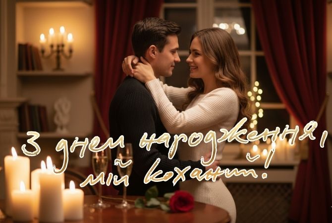 Зворушливі привітання з днем ​​народження коханому чоловікові 7