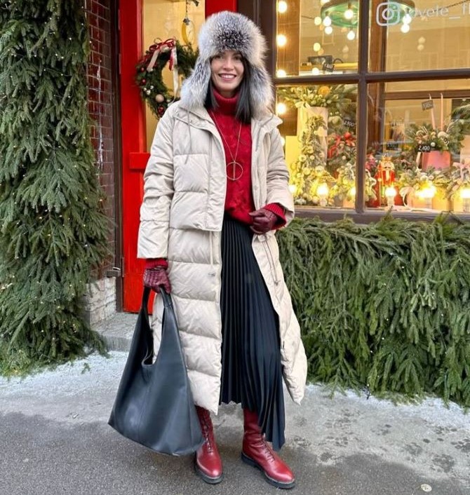 Как носить юбку зимой, чтоб выглядеть модно и не мерзнуть 3
