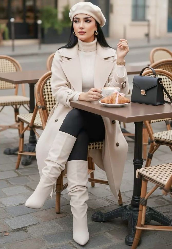 Как носить юбку зимой, чтоб выглядеть модно и не мерзнуть 5