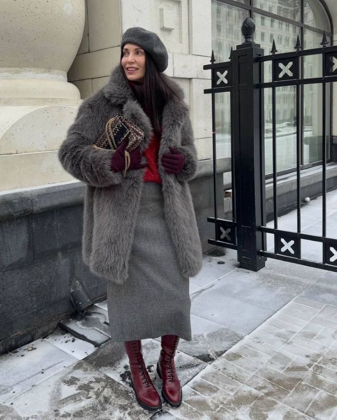 Как носить юбку зимой, чтоб выглядеть модно и не мерзнуть 1