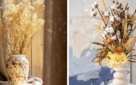 Вази с сухоцвітами – стильне доповнення сучасного інтер’єру