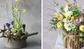 Spring compositions from natural materials – how to decorate an apartment or house