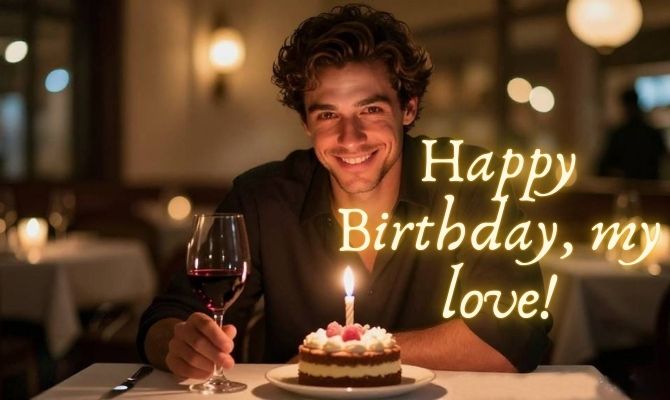 Touching birthday greetings for your beloved man 3