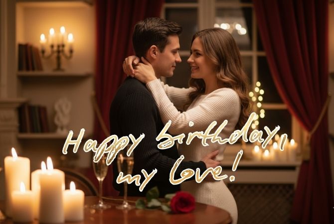 Touching birthday greetings for your beloved man 7