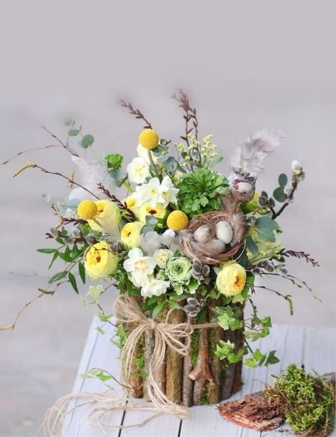 Frühlingsdeko aus Naturmaterialien – So dekorieren Sie Ihre Wohnung oder Ihr Haus 11