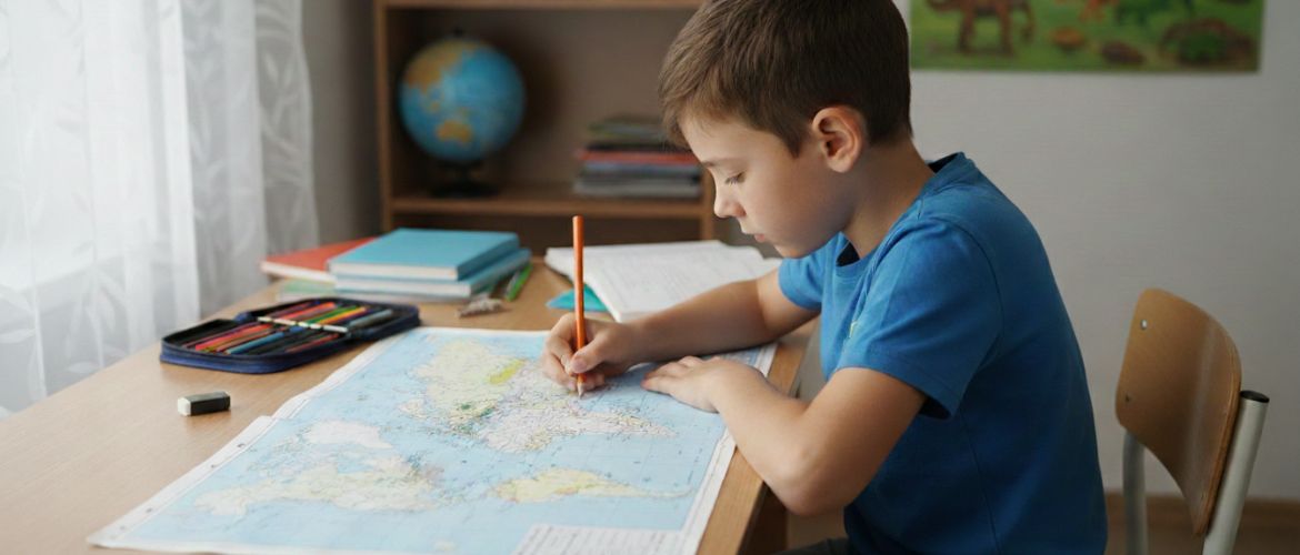 Як правильно працювати з контурними картами: інструкція для школярів