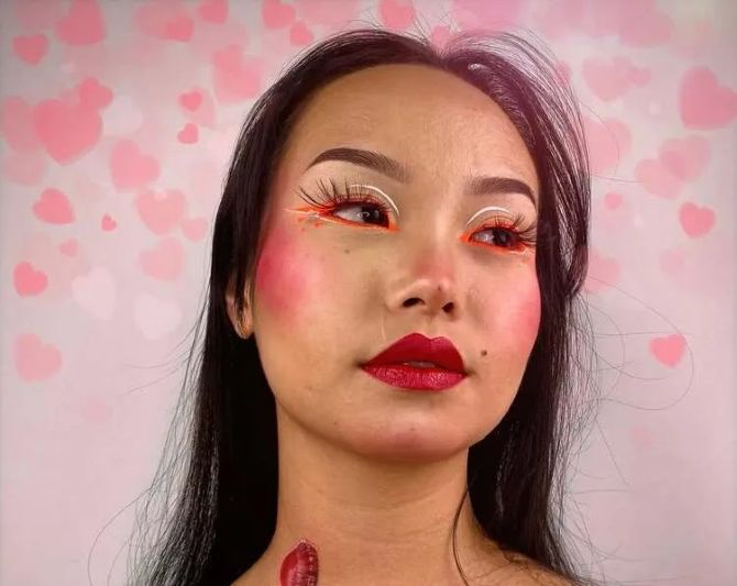 Макияж на День святого Валентина: смелые образы для свидания и фотосессии 4