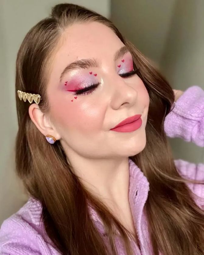 Макияж на День святого Валентина: смелые образы для свидания и фотосессии 6