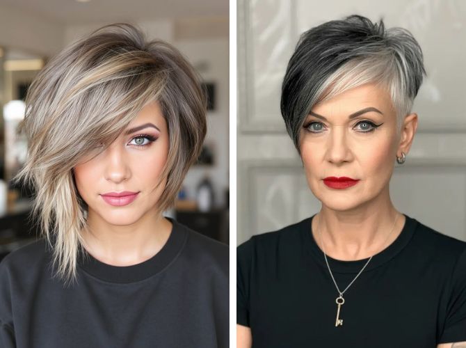 Прически и стрижки для женщин с тонкими волосами 1