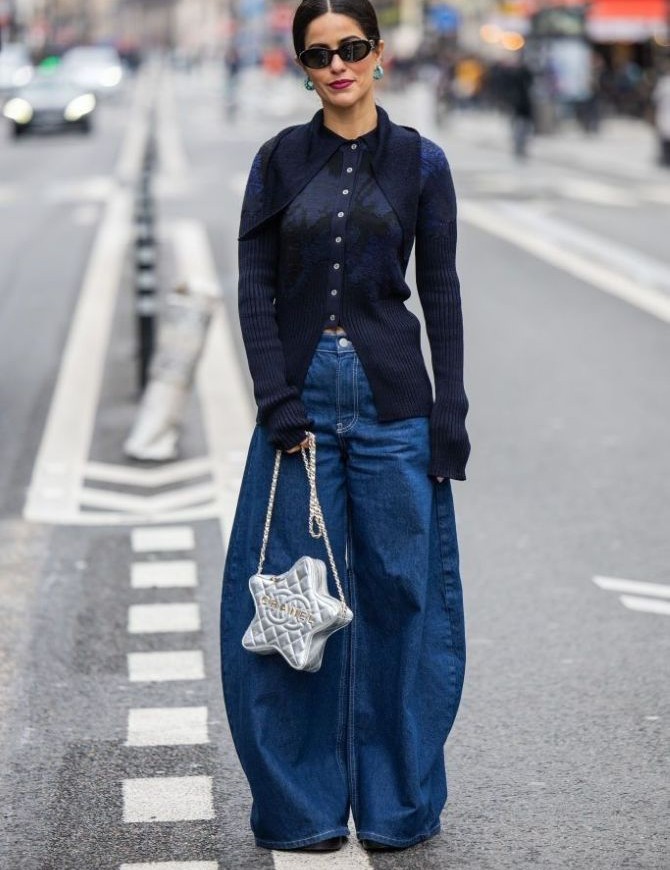 Тренды джинсов 2026: модные фасоны и цвета 10