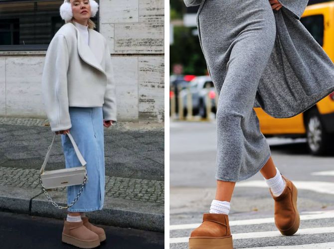 Как носить угги на платформе, чтобы выглядеть современно 6