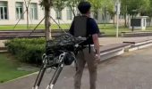 Scientists have developed a power suit that turns a person into a centaur