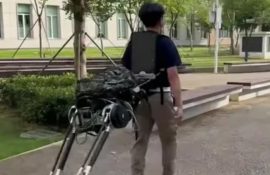 Ученые разработали силовой костюм, который превращает человека в кентавра