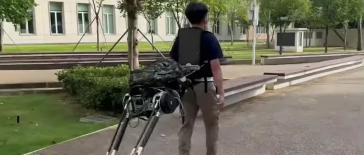 Scientists have developed a power suit that turns a person into a centaur