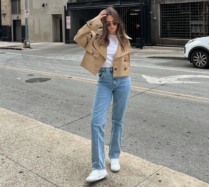 Короткий тренч 2026: с чем носить весной 1