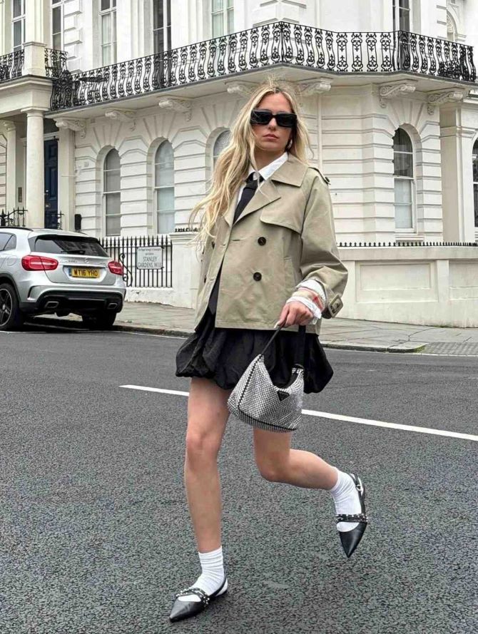 Короткий тренч 2026: с чем носить весной 7