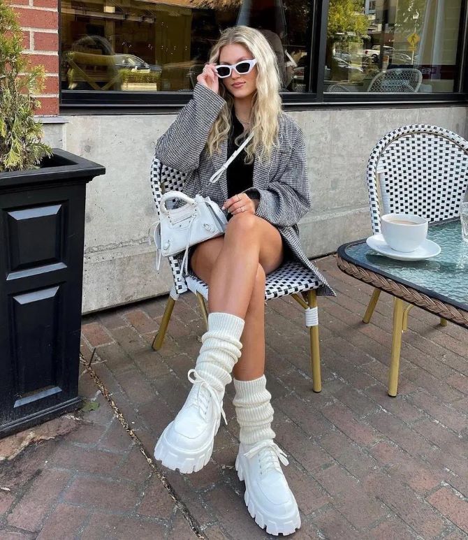 Знов у тренді: модні образи з гетрами 12