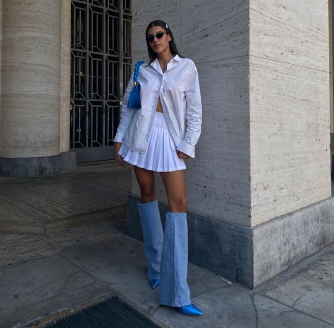 Знов у тренді: модні образи з гетрами 14