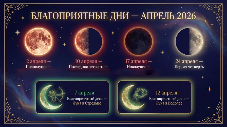 Благоприятные дни в апреле 2026: путеводитель по успеху и гармонии 1