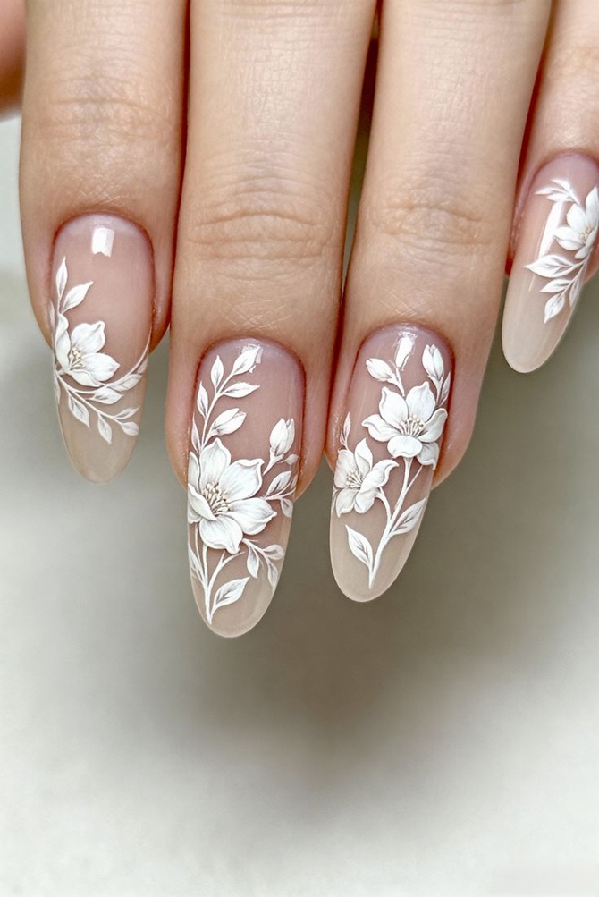 Маникюр невесты на весну 2026 года: 5 лучших идей 8