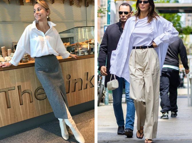 Как и с чем носить рубашку оверсайз в 2026 году 6