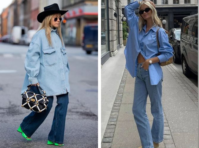 Как и с чем носить рубашку оверсайз в 2026 году 2